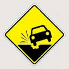 Pothole Warning Sign